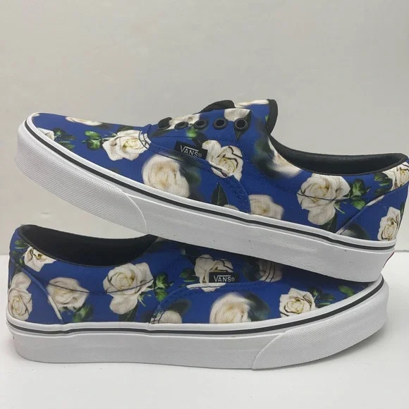 Vans Men’s Era (Romantic Floral) Lapis Blue SneakersVN0A38FRVP9
